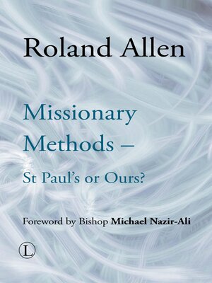 cover image of Missionary Methods